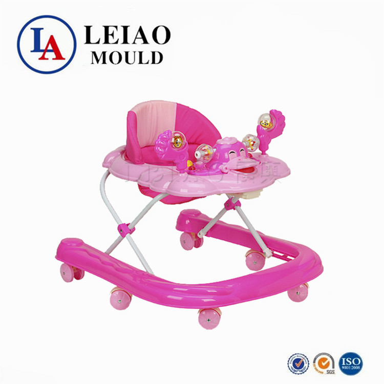 How to assemble the baby walker mold?